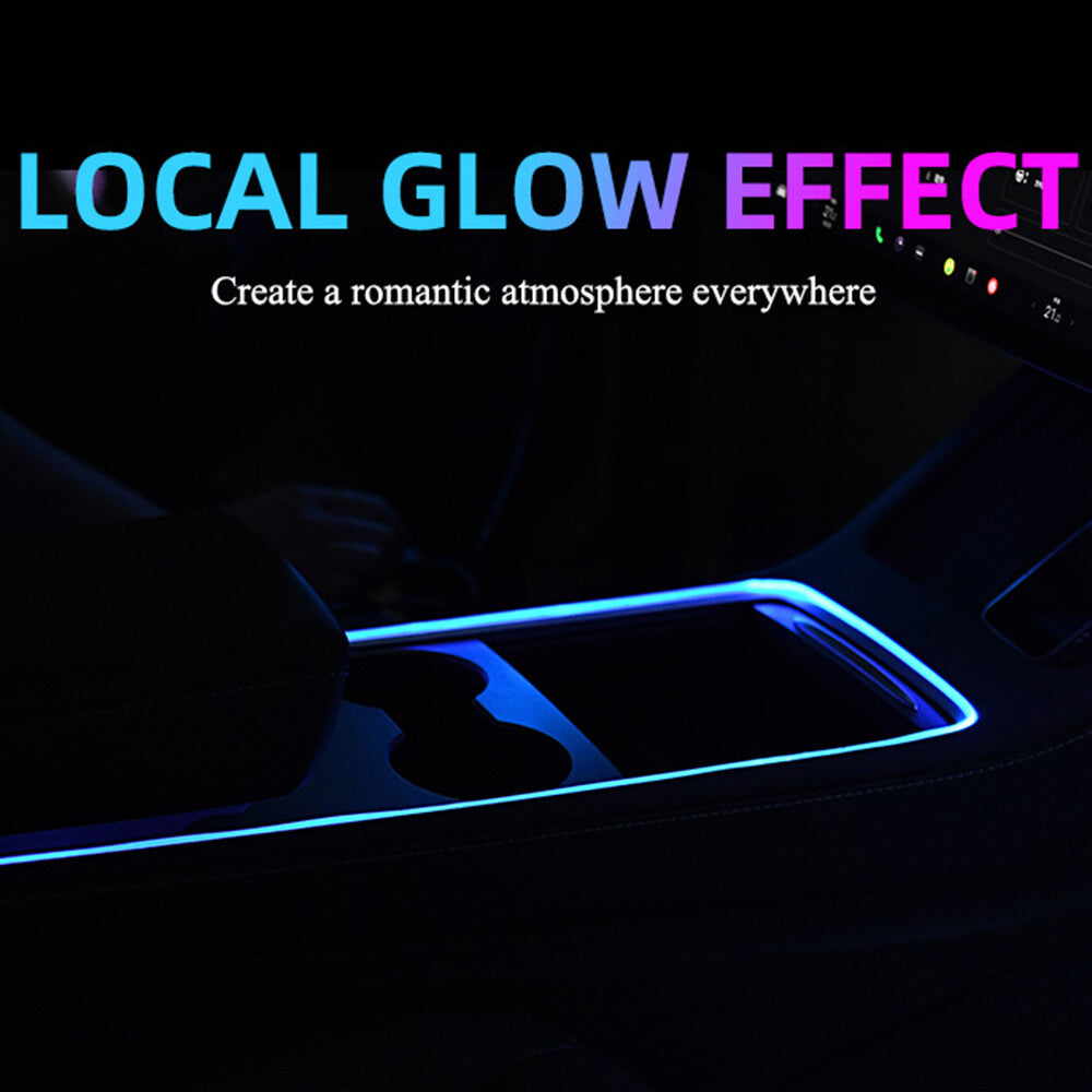 5M Multicolour Interior Car Lights Car LED Strip Light w/App RGB Lighting Kit