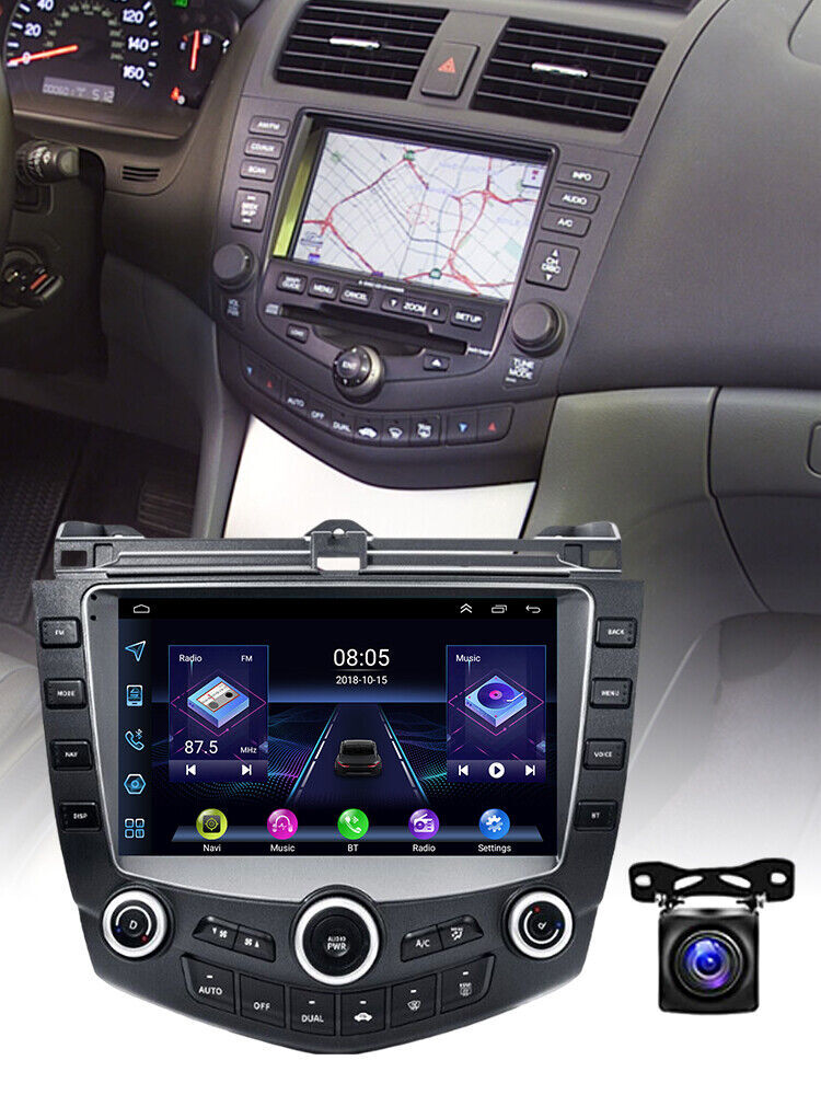 Compatible with for Honda Accord 2003-2007 9-inch Android 12 Stereo Car Radio GPS Headset CarPlay