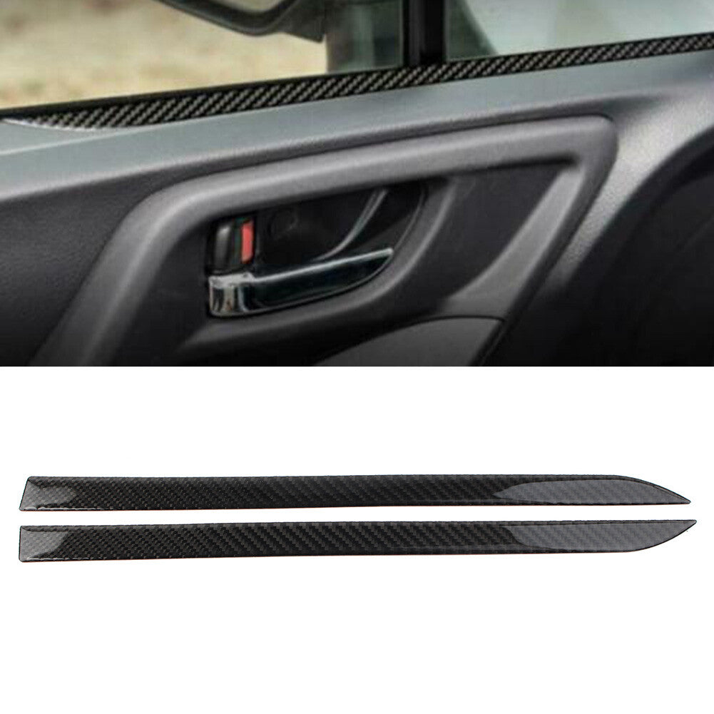 For 2013-2018 2017 16 for Subaru Forester 2Pcs Interior Door Panel Trim Replacement