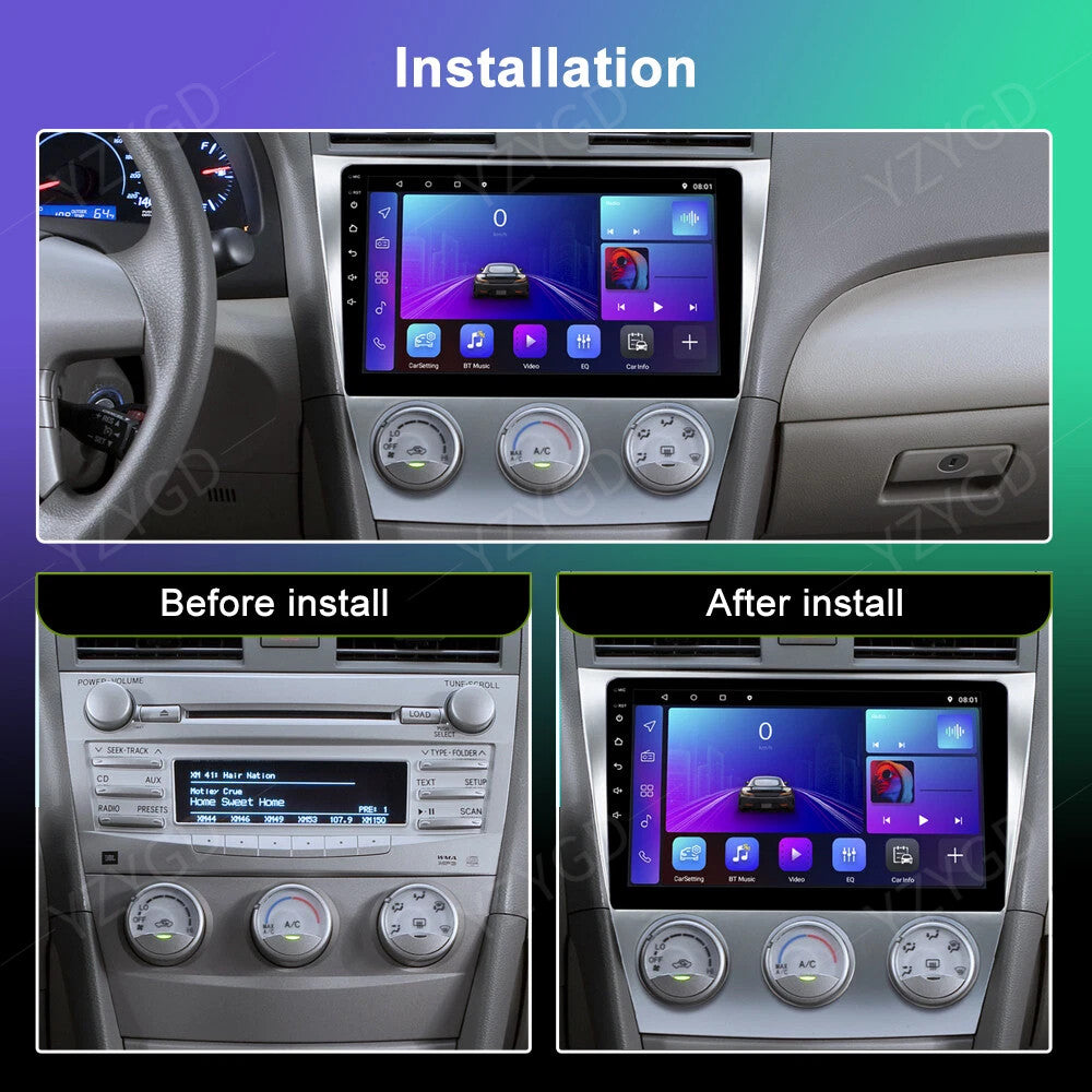 Apple Carplay for Toyota for Camry 2006-2011 2+32GB Car Stereo Radio GPS Navi Screen