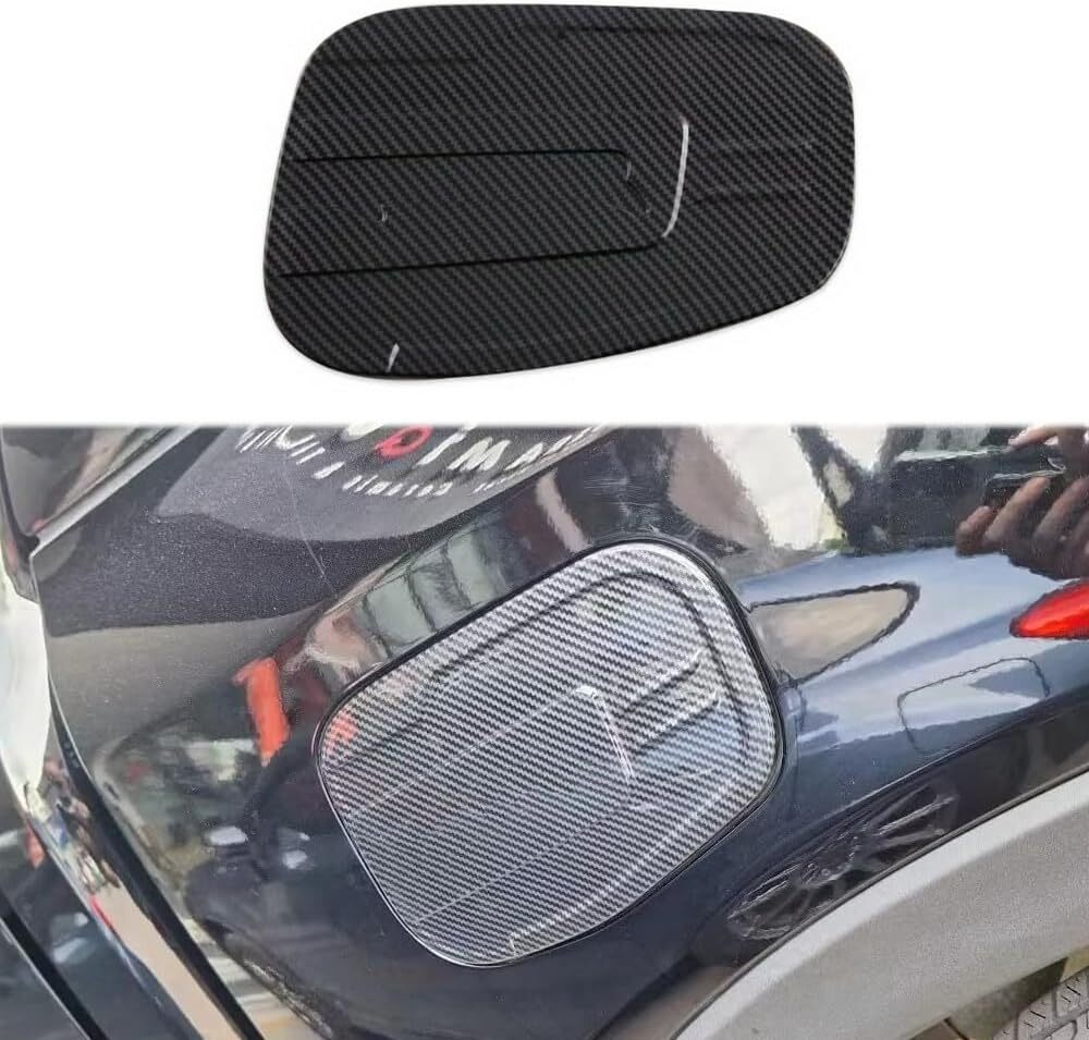 Carbon Fiber Style Fuel Tank Trim Accessories Gas Door Cover Fit  for ford  Ranger