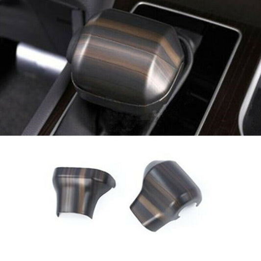 Peach Wood Grain 2X Inner Gear Shift Knob Cover Trim for Toyota for Sienna 2021-2023