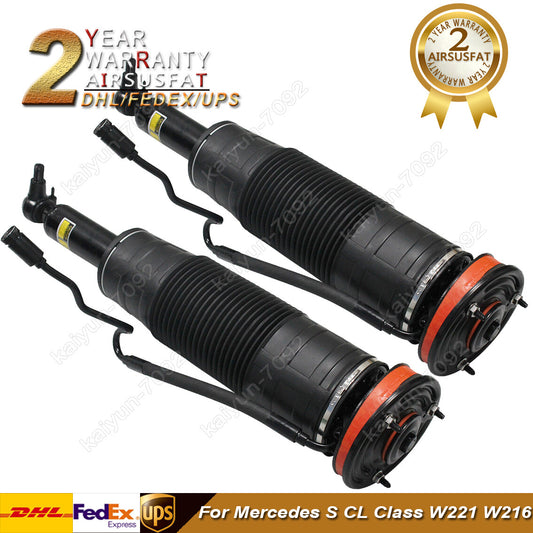 Pair Front Hydraulic ABC Shock Absorber for Mercedes W221 S CL Class 2213206113