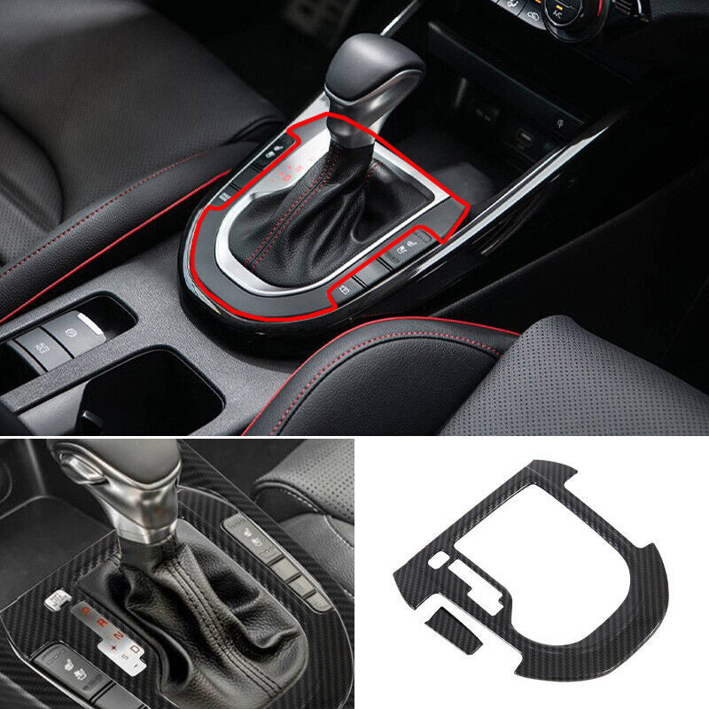 Carbon Fiber Central Console Gear Shift Panel Trim for Kia Forte K3 2019-2023