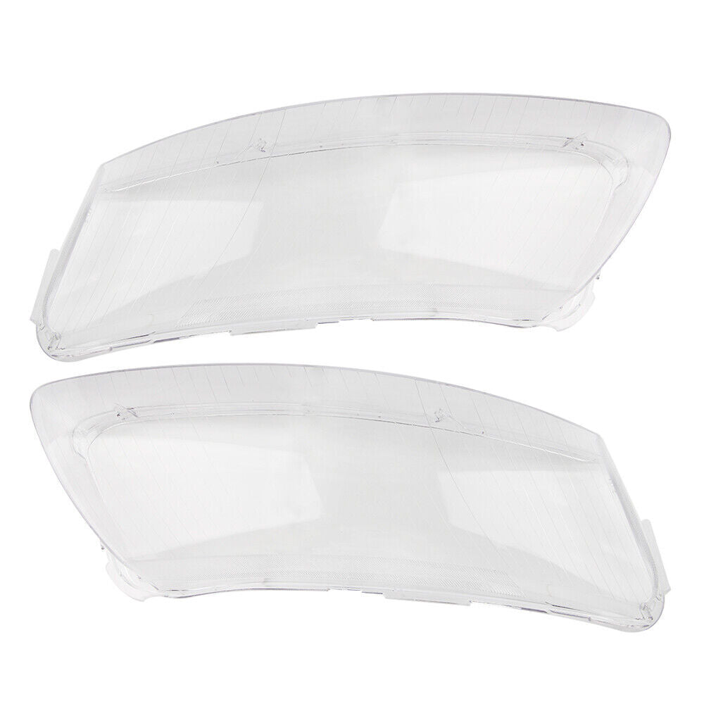 2¡Áfor Audi A6 C6 2004-2011 Headlight Glass Lens Cover Left+Right NEW