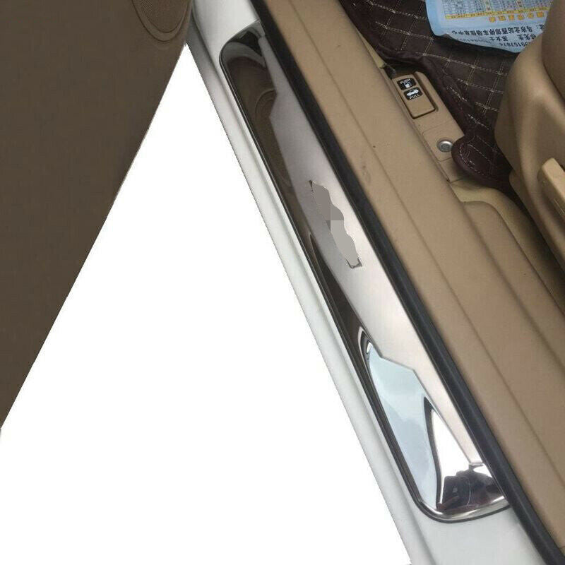 4P Outer Door Sill Scuff Plate Guard Entry Pad for Honda Accord Sedan 2003-2007