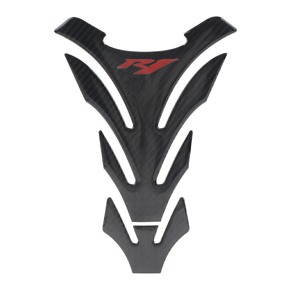 Carbon Fiber Gas Fuel Tank 3D Decal Protector Pad Sticker Fit Fit for Yamaha YZF-R1