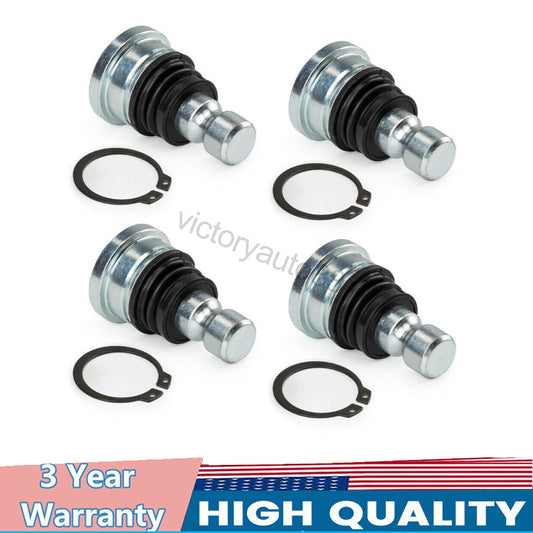 4-Piece OE Style Upper and Lower Front Ball Joints for Polaris RZR 900 - XP 4 S Trail