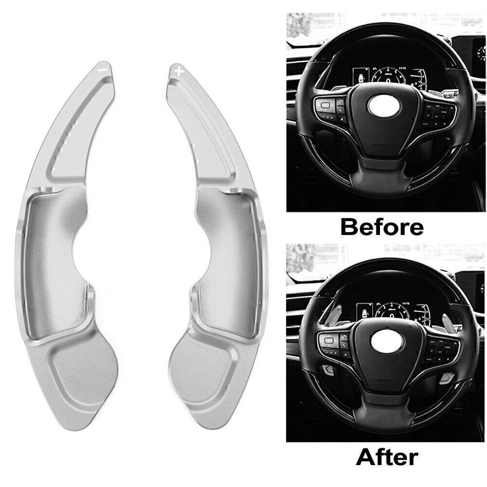 2 Fit for Lexus RC NX IS Gearbox Steering Wheel Shift Paddles Extended