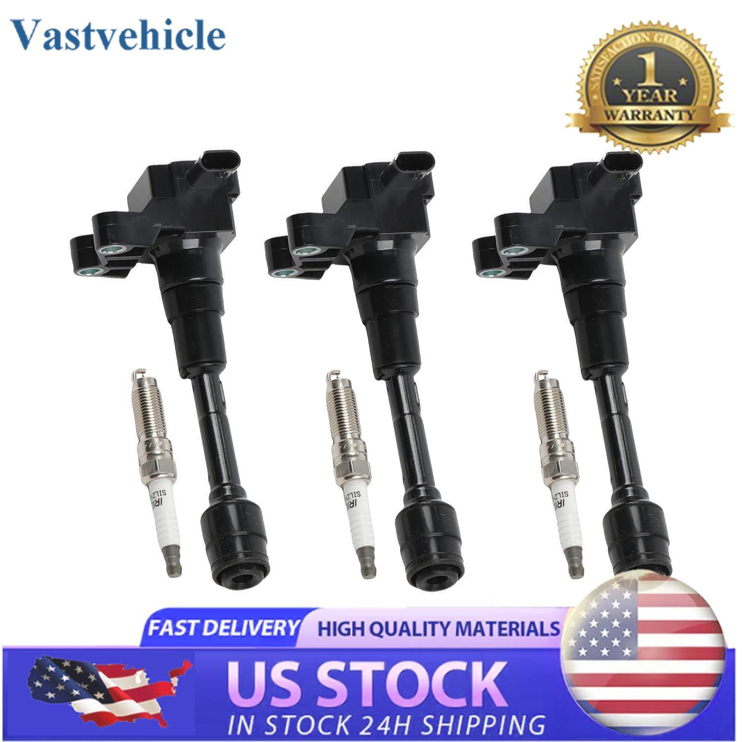 Ignition Coils  Spark Plugs for Ford 2014-2017 Fiesta 2018-2021 EcoSport UF736