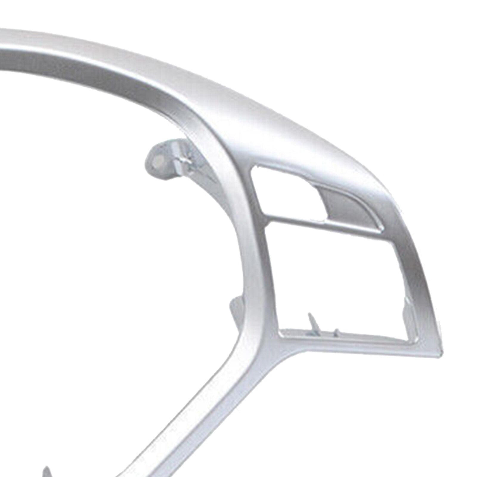 Fit for Mercedes-Benz W204 W207 W212 C-Class Silver Chrome Steering Wheel Trim Cover