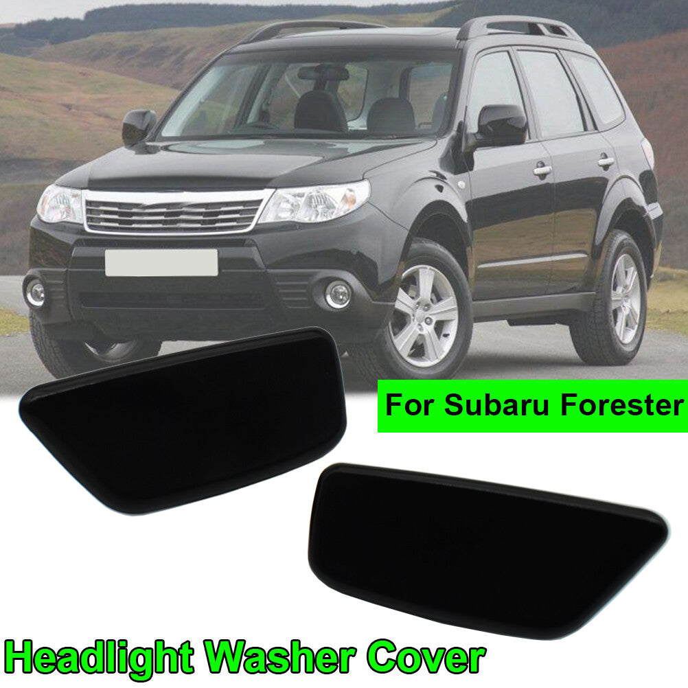 L+R Side Car Headlight Water Washer Spray Cover for Subaru Forester 2009-2012