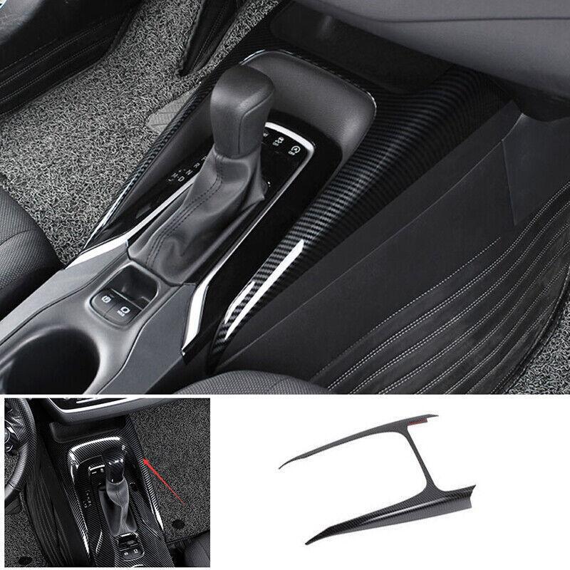 Car For 19-22 for Toyota for Corolla Carbon Fiber Central Console Gear Shift Frame Trim