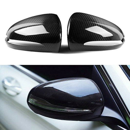 Mirror Cover Caps for MERCEDES BENZ W205 W222 S550 S600 S63 15-19 Carbon Side mo