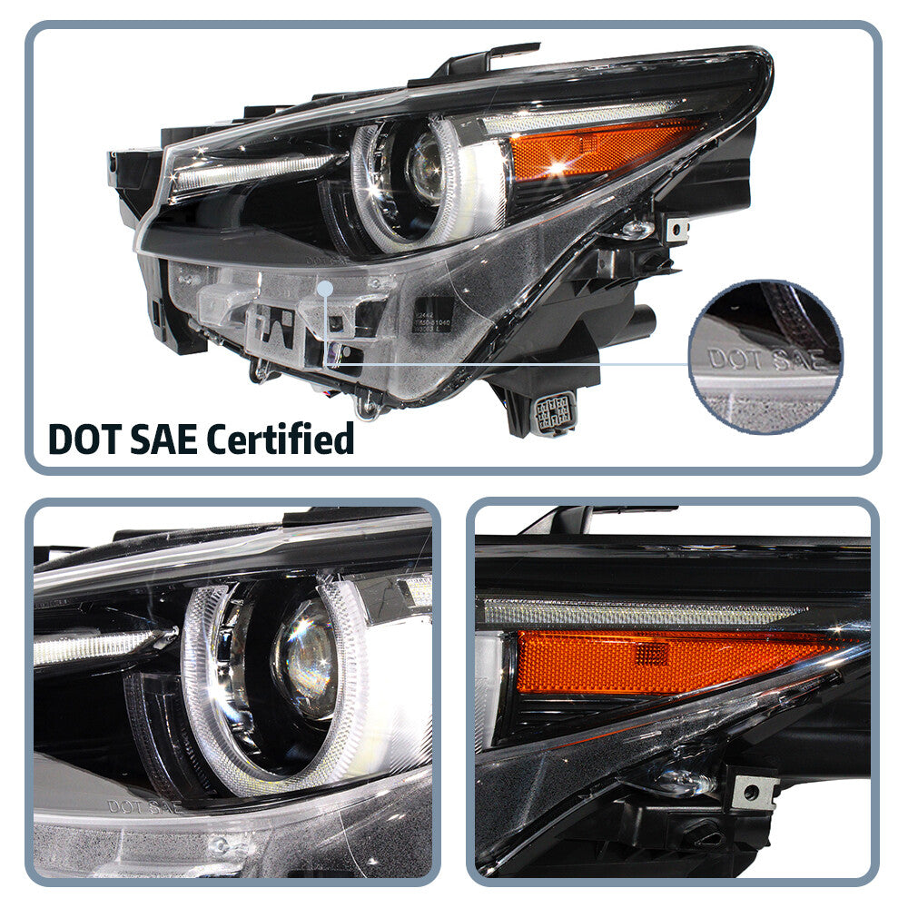 Left-hand drive with AFS full LED adaptive headlights for Mazda CX-9 2016-2023