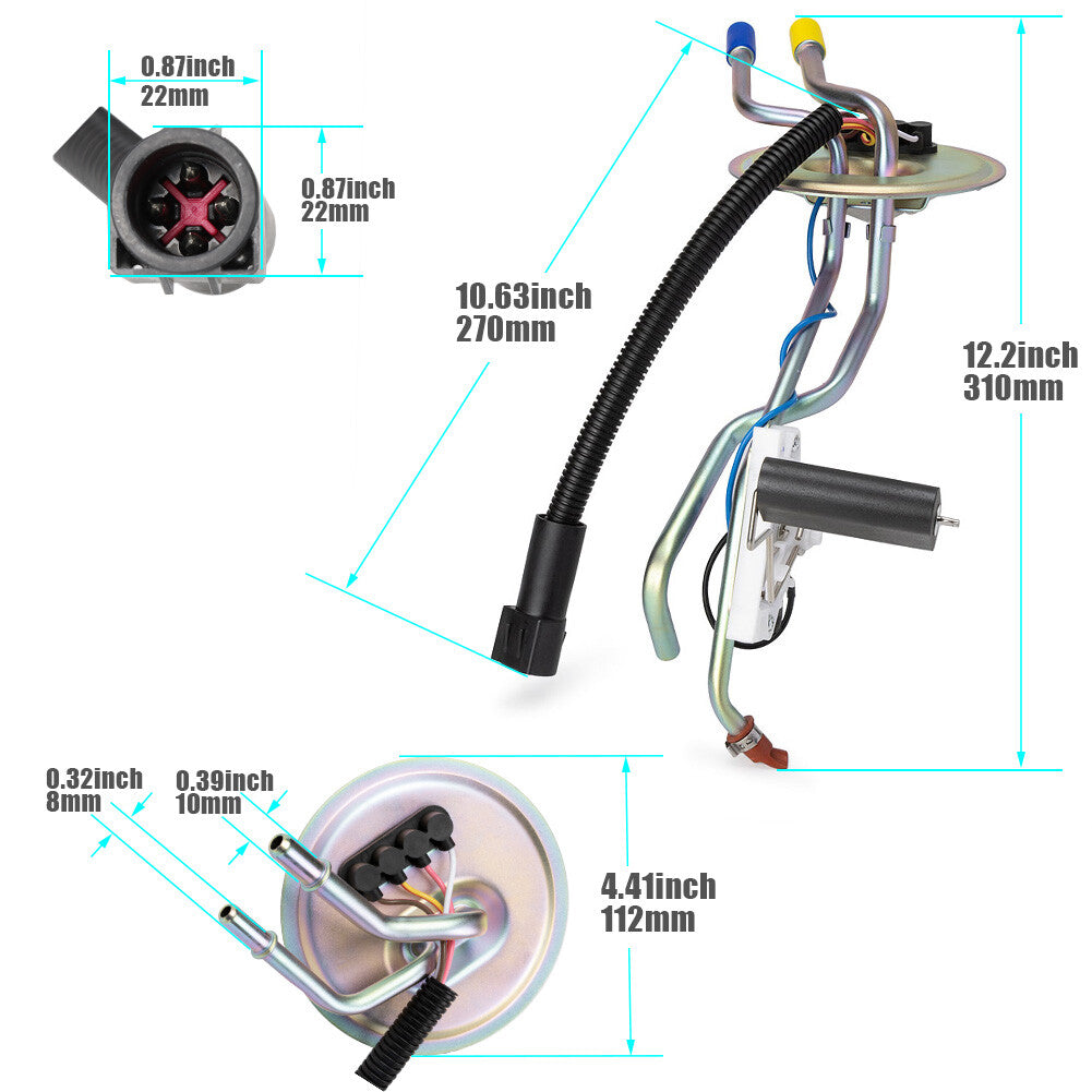 One diesel pickup transmitter unit for ford F250/F350 1994-1997 rear fuel tank.