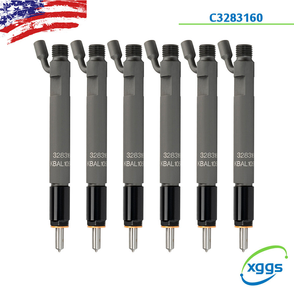 6PCS Fuel Injector C3283160 3283160 For C8.3L 6C 6CT 6CTA 6CTAA