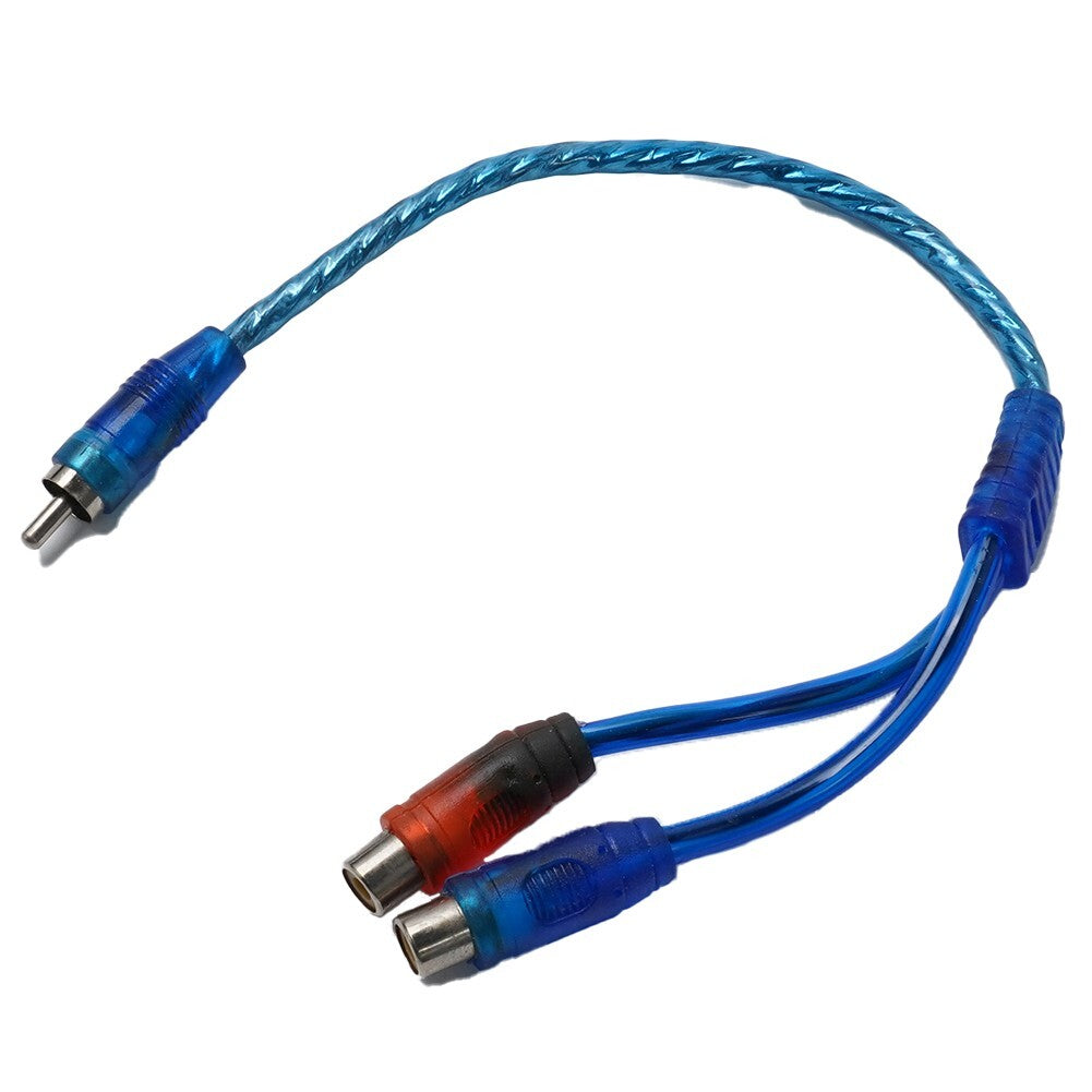 Copper 2-female to 1-cm jack cable for automotive 1.2 audio systems 11