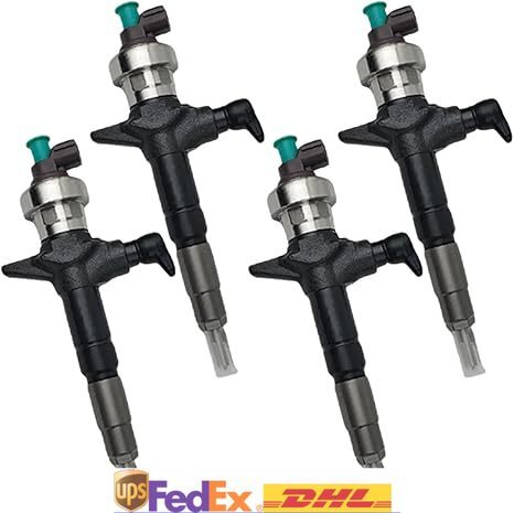 4X Fuel Injector 095000-6170 8-98011605-0 4JK1 for Isuzu D-Max 2.5L 4JK1 Engine