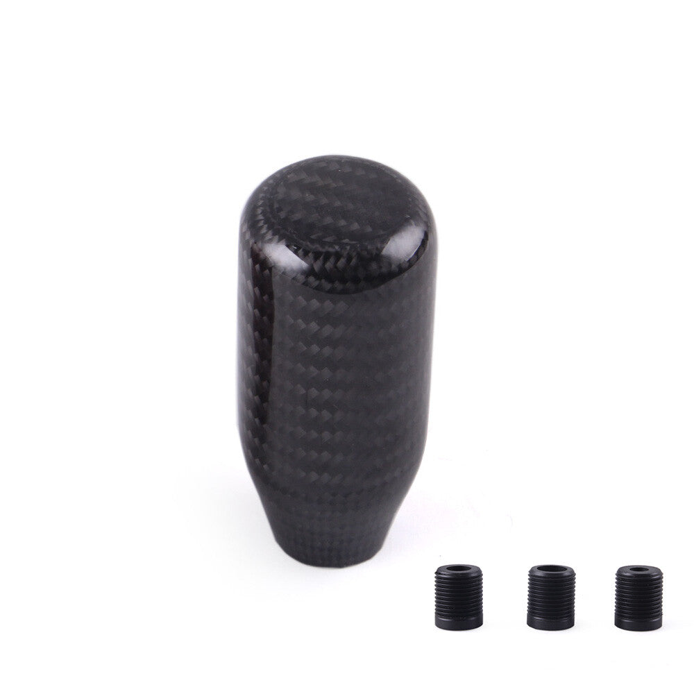 Black Carbon Fiber Manual 76MM Shift Knob for HONDA RSX for CIVIC Type R S2000