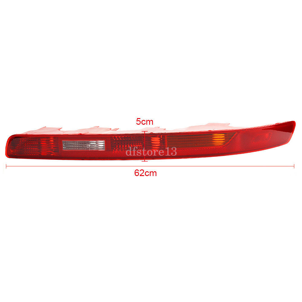 2-piece rear bumper light reflector and tail fog light housing for Audi Q7 (Left + Right -)