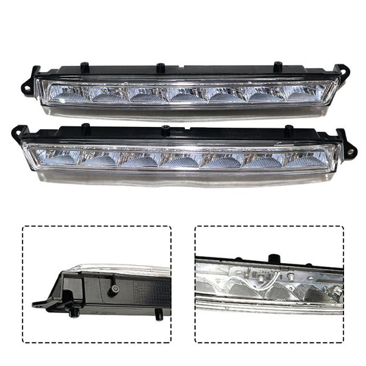 2pcs Front LED Fog Lights For X164 Gl320 Gl350 Gl450 Gl550 2007-13