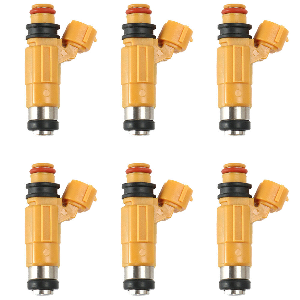 For 1997-2004 for Mitsubishi 3.0L 3.5L V6 Set of 6 Nikki Fuel Injectors CDH-275