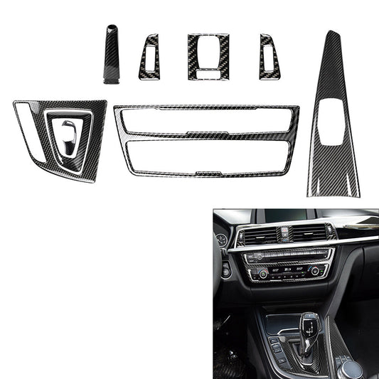 9 Pcs Gear Shift Knob Air Outlet Cover for BMW 3 Series F30 GT F34 2013-2019