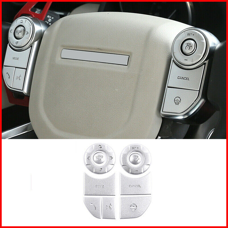 9P for Land Rover Range Sport 2014-17 Car Inner Steering Wheel Button Cover Trim