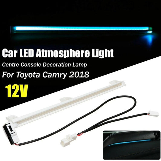 Car Interior 12V LED Center Console Atmosphere Light Blue for Toyota for Camry 2018