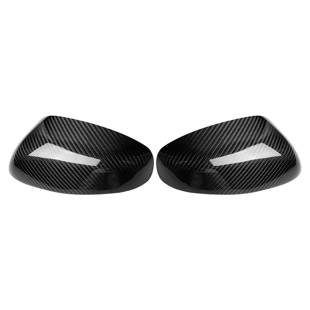 Carbon Fiber Rearview Door Mirror Cover Side Wing Mirror Protective Cap