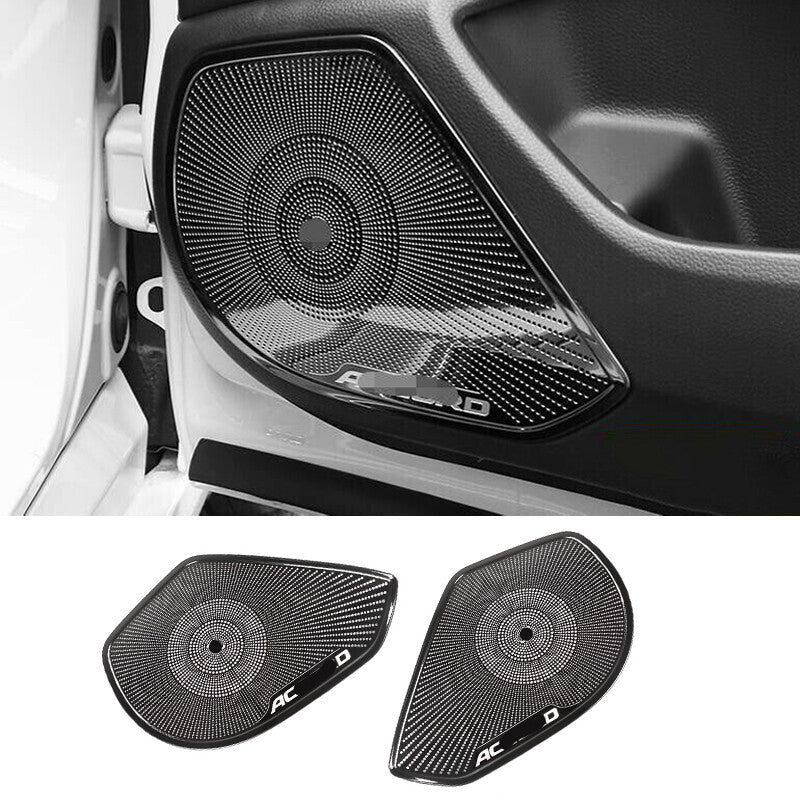 For 2018-2021 for Honda 10th Accord Inner Door Horn Frame Cover Trim Black Titanium