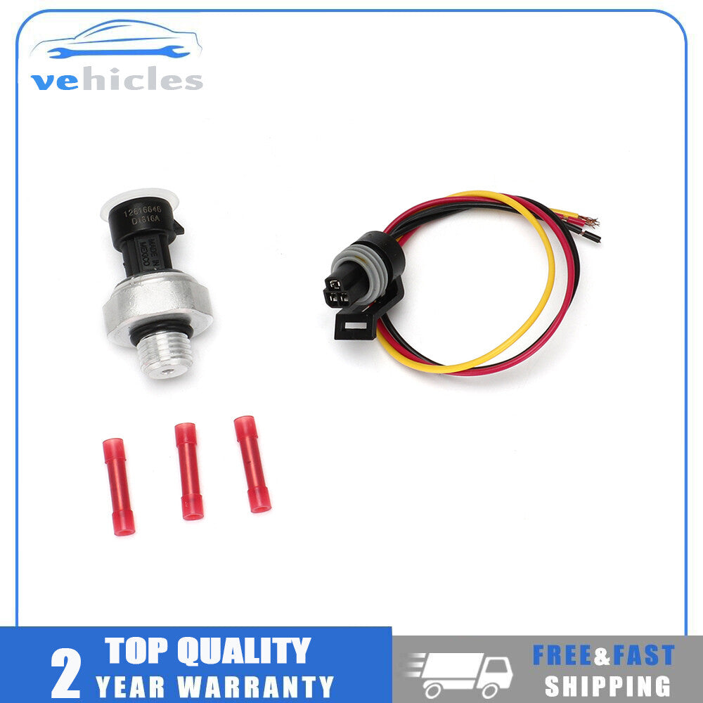 Oil pressure sensor switch and wiring harness for BUICK for Chevrolet for Cadillac 12621649