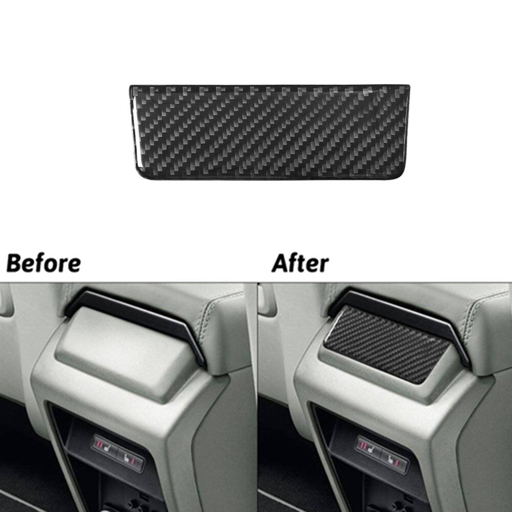 Carbon Fiber Rear Console Panel Trim for Land Rover Discovery Sport 2015-2019