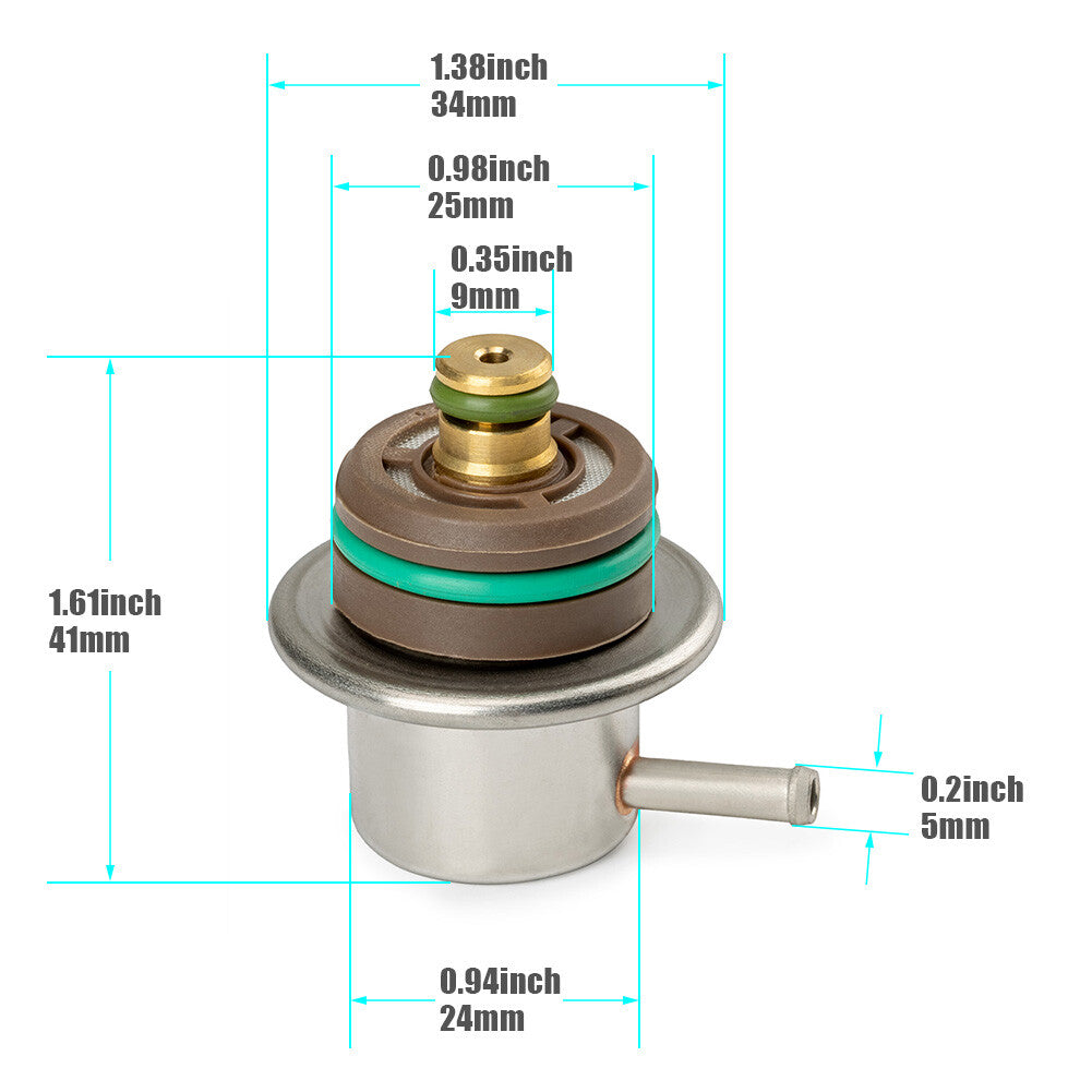 Fuel Pressure Regulator XR3Z9C968AA for Ford F150 F250 F350 4.6L 5.4L 1999-2004