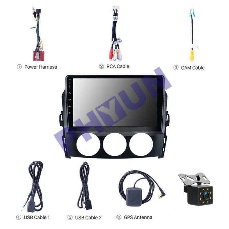 9 Android 10 Car Radio 1+16GB DAB Mirror Link FM GPS Navigation for Mazda MX5