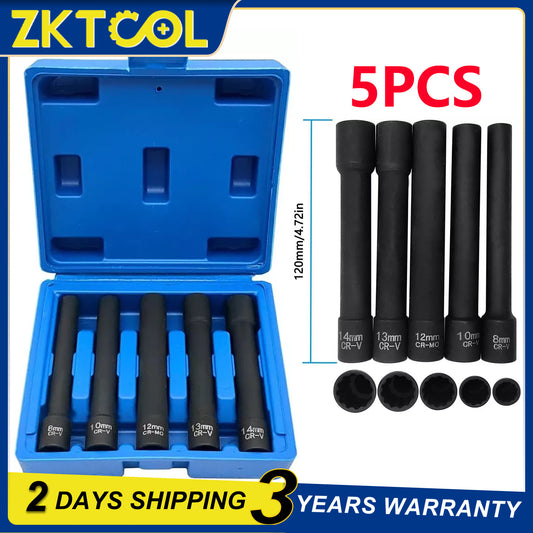 5pcs 1/4D Rear Bumper Socket Compatible for Mercedes-Benz for BMW 8 10 12 13 14mm