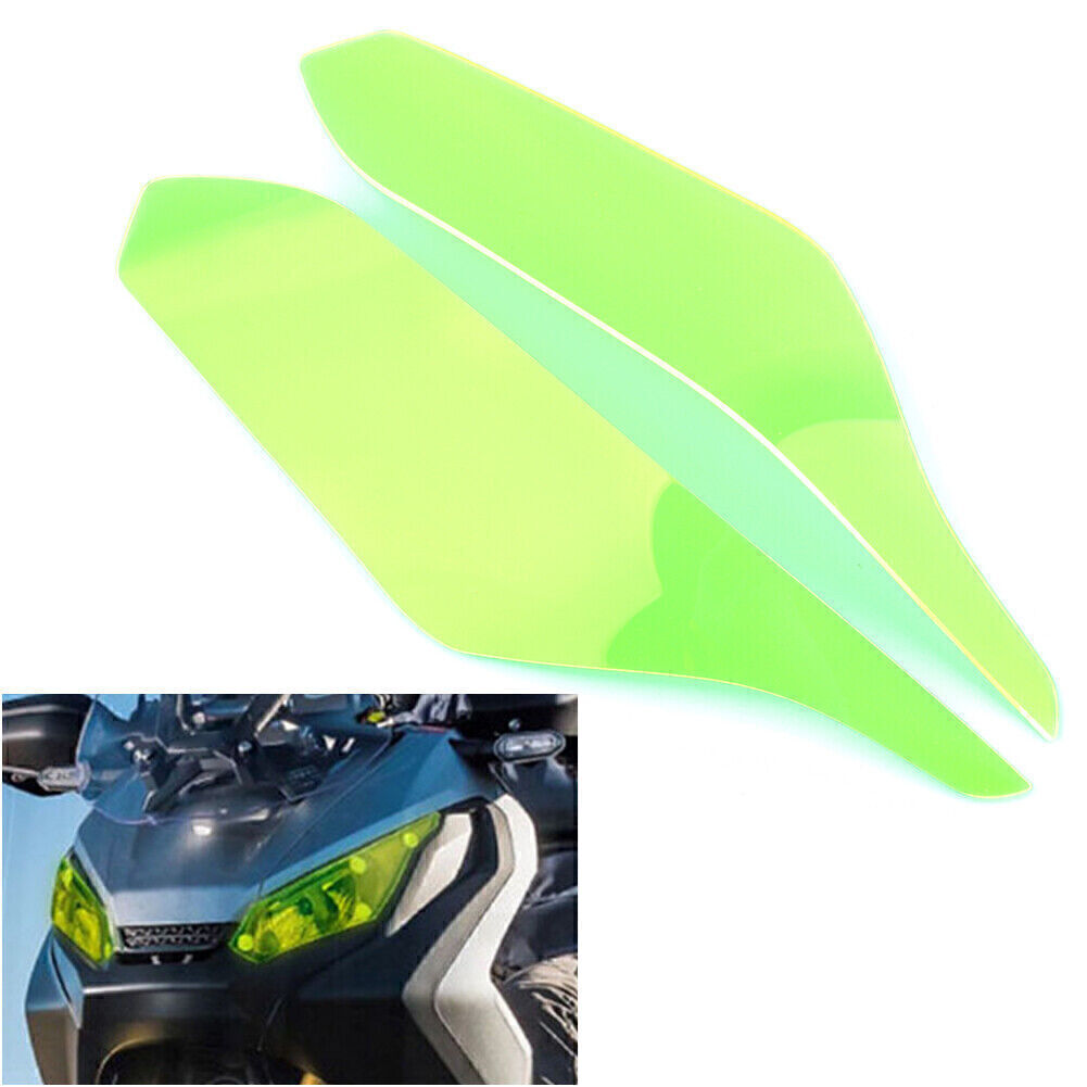 Fit for HONDA X-ADV 750 2017-19 Front Headlight Guard Shield Screen Lens Cover Green