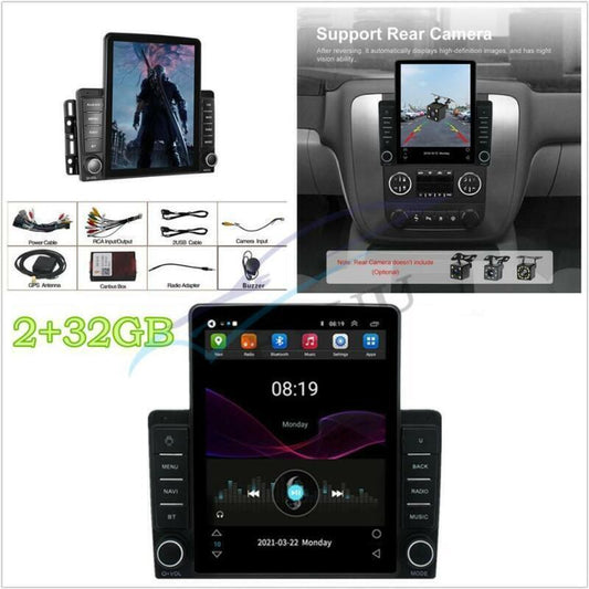 9.5 Vertical Android 10.1 Stereo Radio GPS Navi for GMC for Sierra for Yukon for Chevrolet