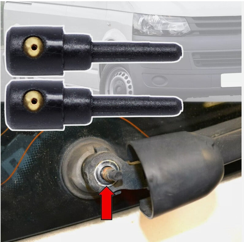 2Pcs Rear Windscreen Window Washer Jet Wiper Arm Nozzles 3B9955985A for VW for Audi