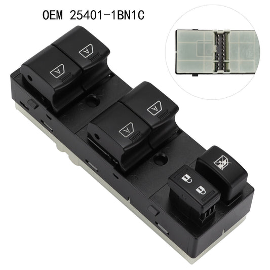 For EX25 Window Control Switch Front Driver Side Electric 25401?1BN1C durability