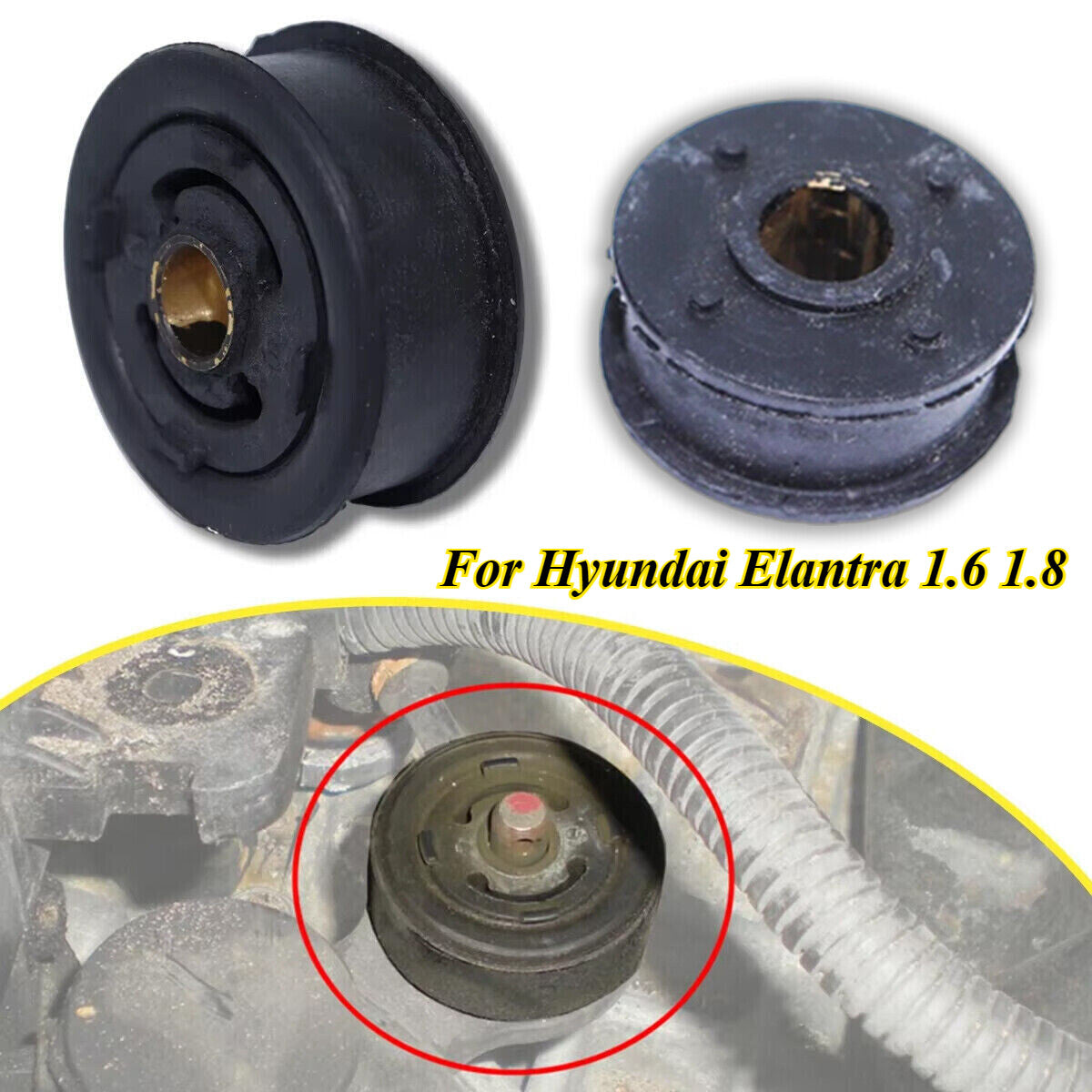 2Pcs Gear Shift Lever Linkage Shifter Bush Grommet for Hyundai for Elantra 1.6 1.8