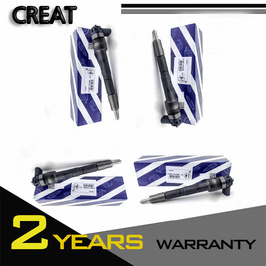 4-pack of fuel injector nozzles 0445110473 suitable for Audi A3 A4 seats, for Skoda , for Volkswagen Beetle, and for Golf .