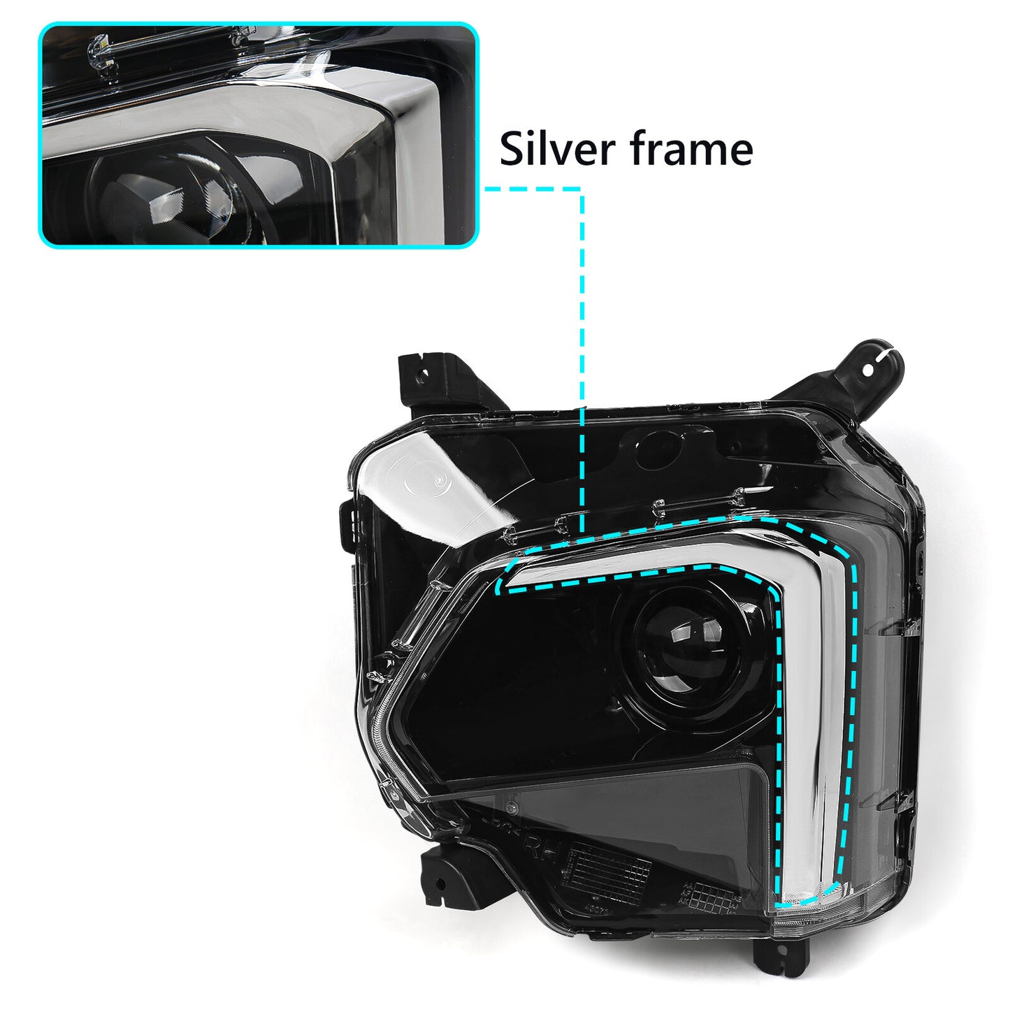 2P Retirement 2022 - 2023 for Chevrolet Traverse LED DRL Bright White Bright White Bright White Bright White Red