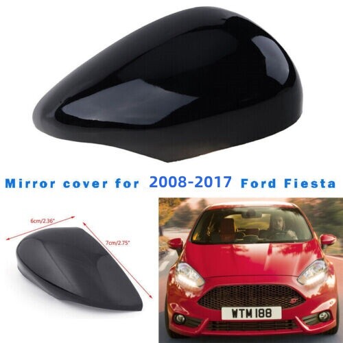 Right Passenger Black Wing Mirror Cover  for ford  Fiesta MK7 2008-2017