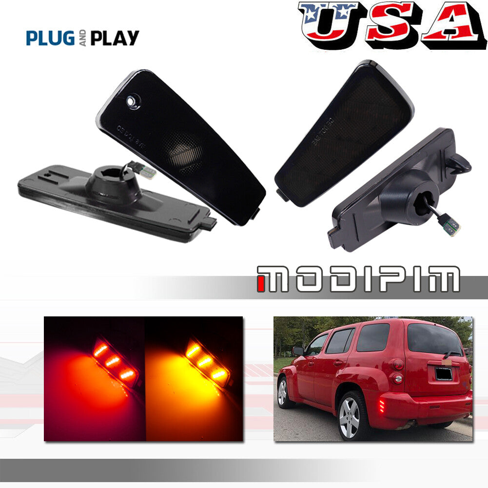 Smoke-side marking parking lights are applicable to 2006, 2007, 2008, 2009, and 2010 for Chevrolet HHR
