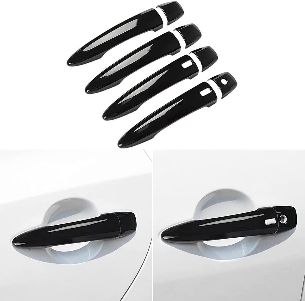 FOR 2020-2023 for Nissan Sentra Sylphy glossy black outer door handle cover trim abs