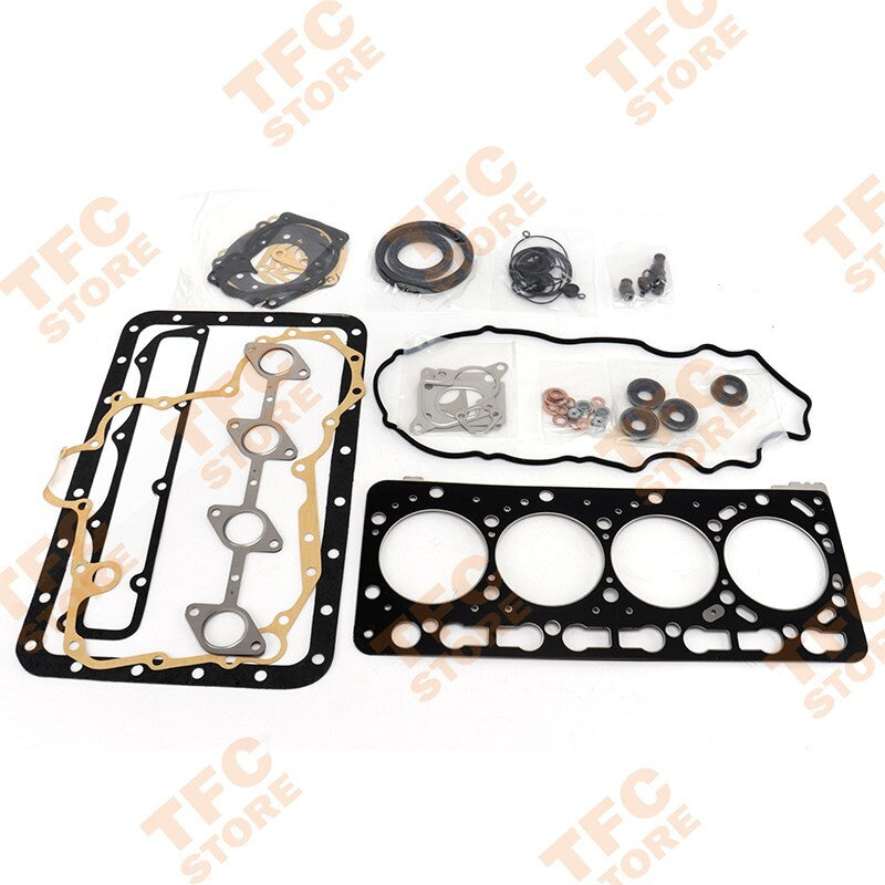 New Full gasket set with head gasket for Kubota 1C020-03310 V3300, V3300T, 12 V