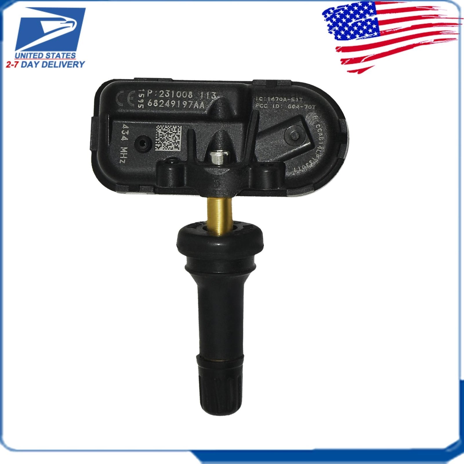 1x NEW Tire Pressure Sensor TPMS 68324960AA for Jeep Cherokee for RAM 1500 2500 3500