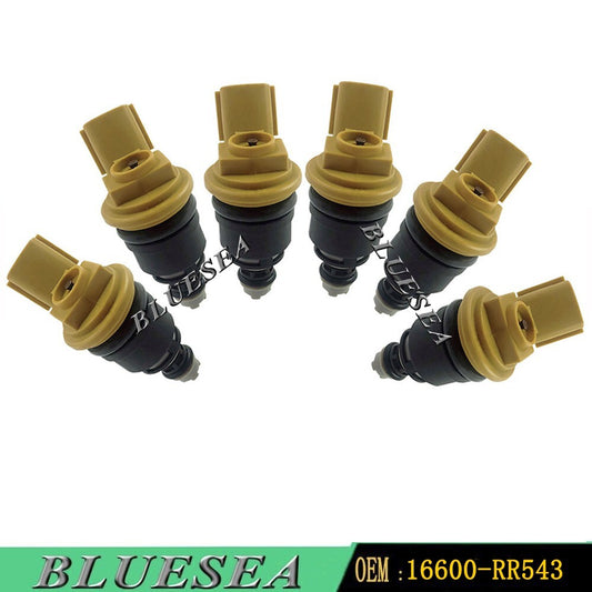 for Nissan Skyline R33 Silvia S14 Fairlady 6PC 550cc Fuel Injector 16600-RR543